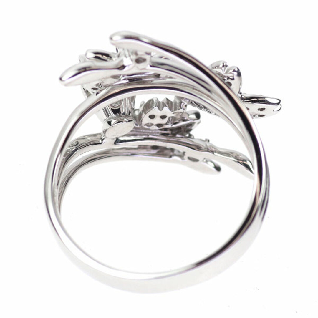 K18WG さくらカット ダイヤモンド リング 0.510ct D0.68ctの通販 K18WG さくらカット ダイヤモンド リング 0.510ct D0.68ctの通販