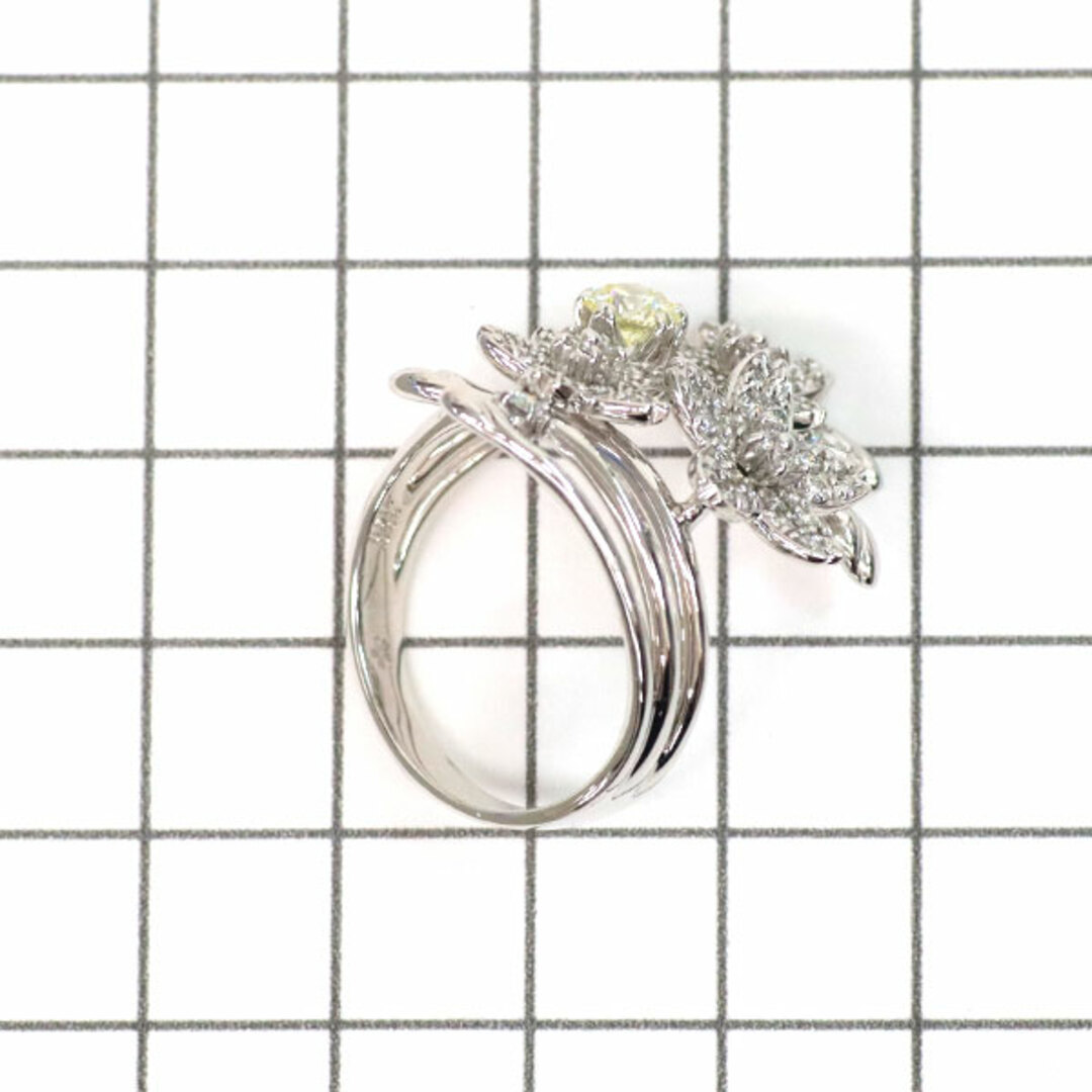 K18WG さくらカット ダイヤモンド リング 0.510ct D0.68ctの通販 K18WG さくらカット ダイヤモンド リング 0.510ct D0.68ctの通販