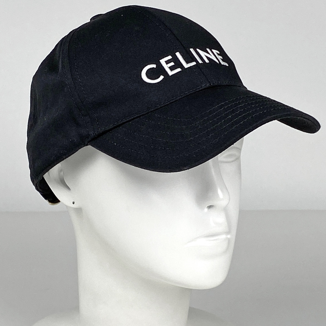 CELINE - セリーヌ ロゴ キャップ レディース 【中古】の通販 by CELINE - セリーヌ ロゴ キャップ レディース 【中古】の通販 by