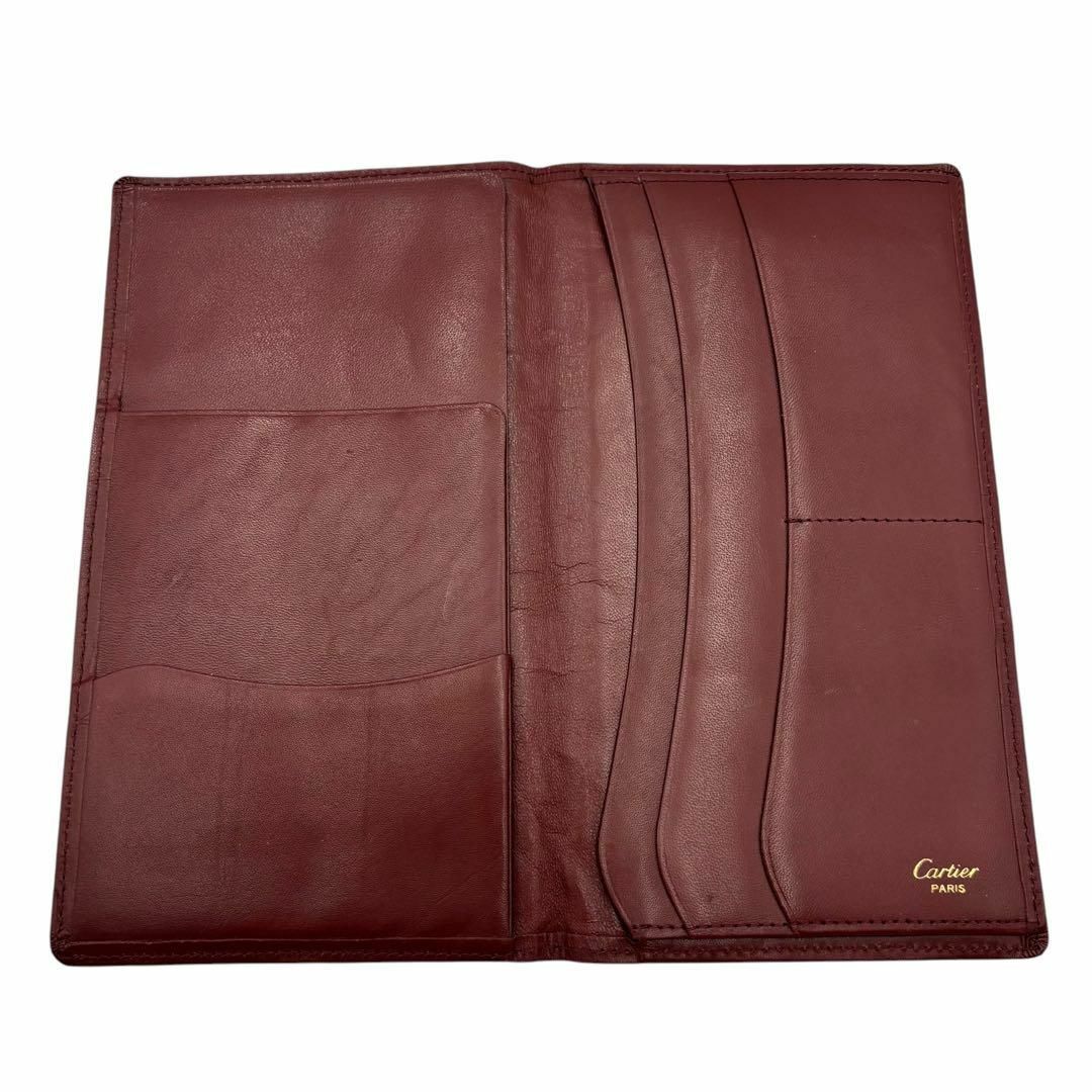 Cartier - カルティエ マストライン 札入れ 二つ折り 長財布 Cartier - カルティエ マストライン 札入れ 二つ折り 長財布