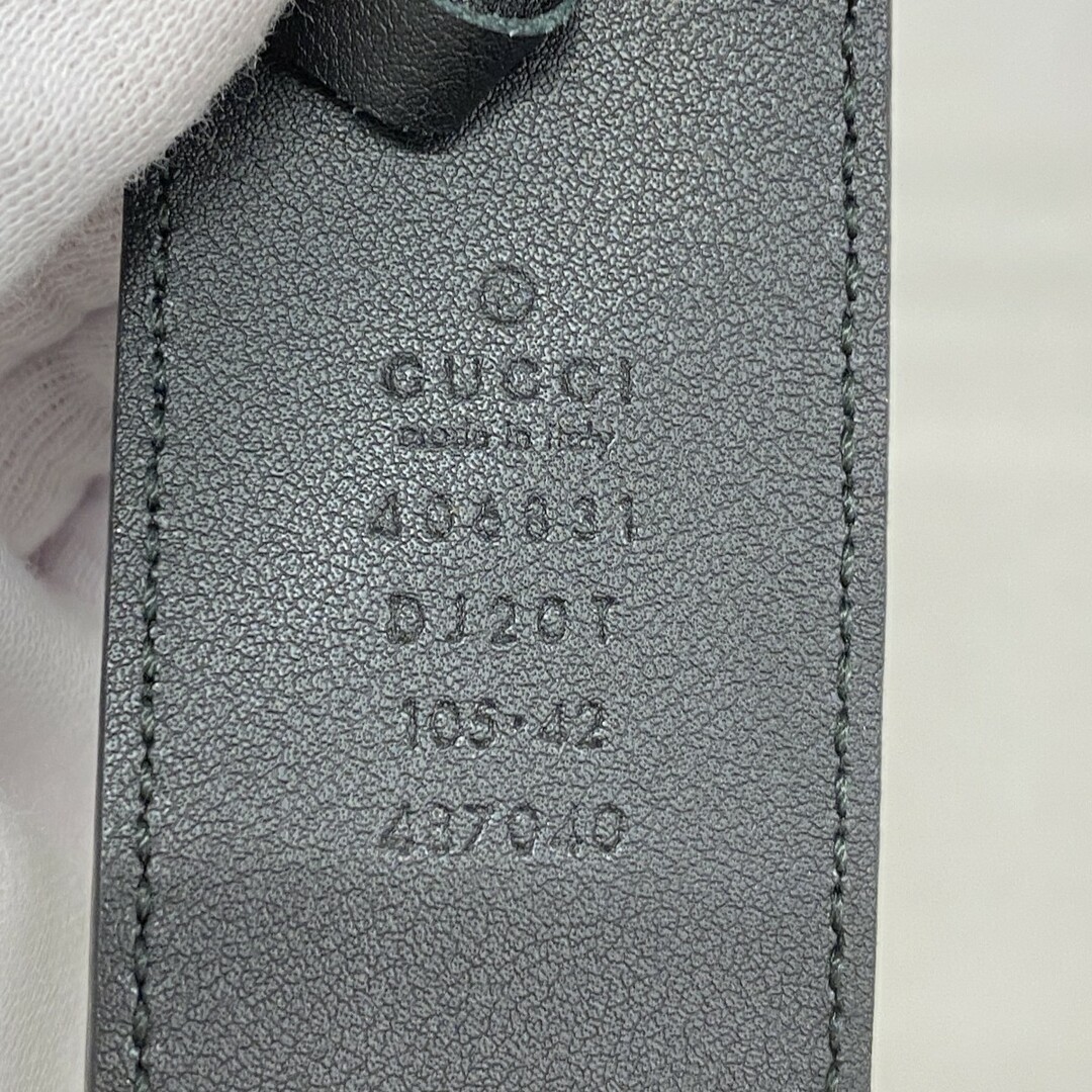 GUCCI - 【5db2558】グッチ ベルト GGマーモント 406831 レザー GUCCI - 【5db2558】グッチ ベルト GGマーモント 406831 レザー