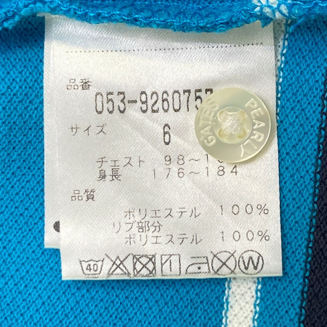 サイズ:6 PEARLY GATES パーリーゲイツ 30周年 半袖ポロシャツ サイズ:6 PEARLY GATES パーリーゲイツ 30周年 半袖ポロシャツ