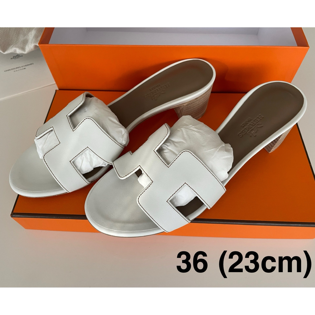 HERMES - エルメス オアジス36白の通販 by くまる's shop HERMES - エルメス オアジス36白の通販 by くまる's shop