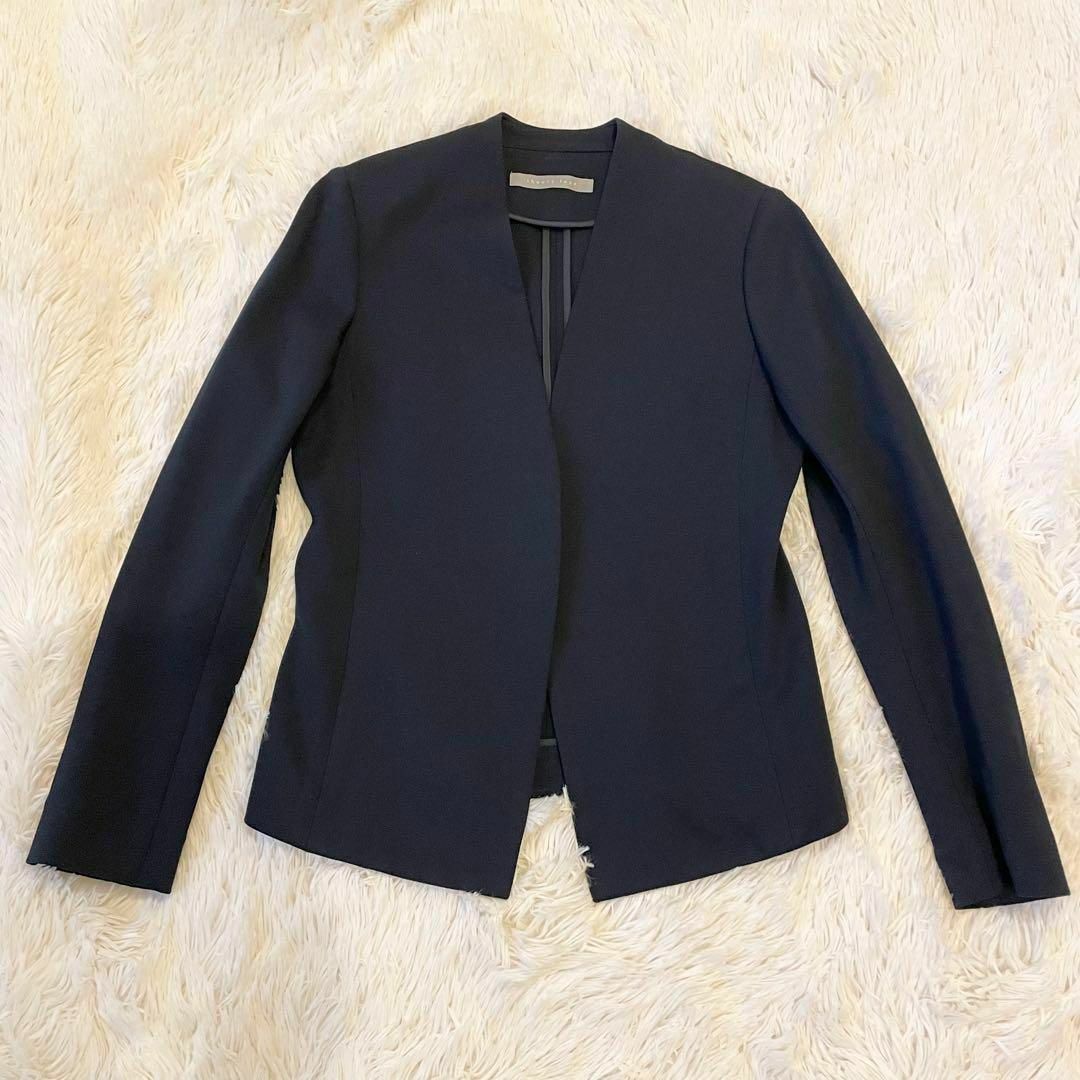 Theory luxe - 美品☆セオリーリュクス ノーカラージャケット Theory luxe - 美品☆セオリーリュクス ノーカラージャケット