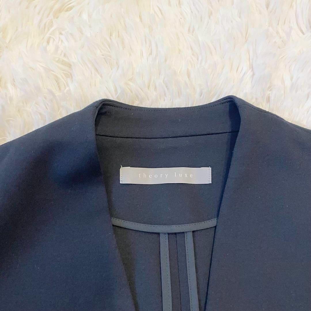Theory luxe - 美品☆セオリーリュクス ノーカラージャケット Theory luxe - 美品☆セオリーリュクス ノーカラージャケット