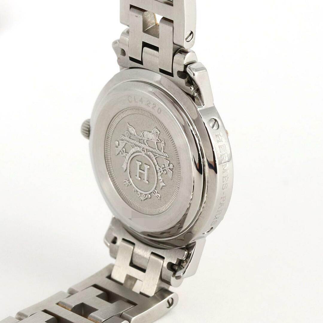HERMES - エルメス クリッパー コンビ CL4.220 SSxGP クォーツの HERMES - エルメス クリッパー コンビ CL4.220 SSxGP クォーツの