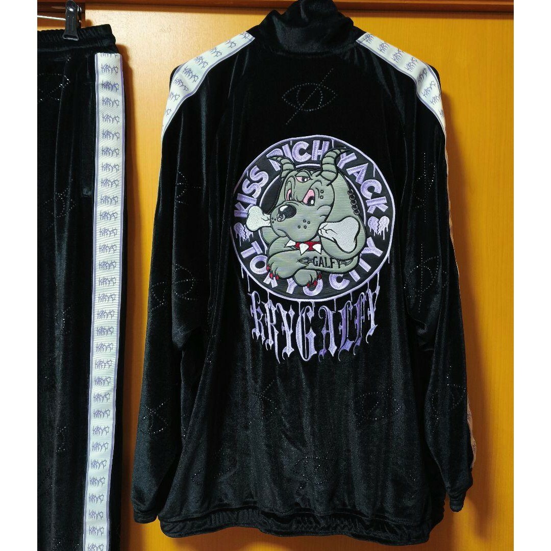 GALFY - 正規品 kry×GALFY ぴかぴかラインストーンSETUP 黒×紫 GALFY - 正規品 kry×GALFY ぴかぴかラインストーンSETUP 黒×紫