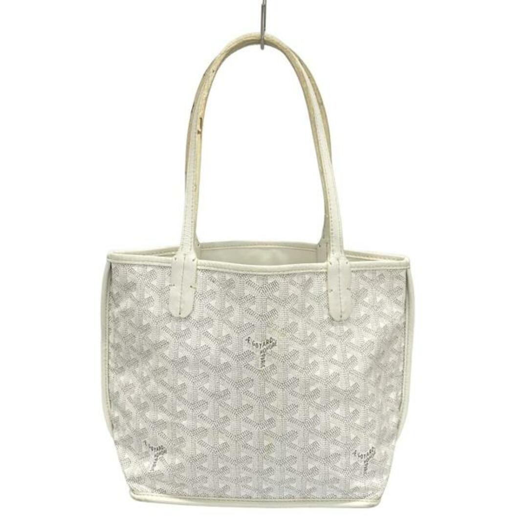 GOYARD - GOYARD(ゴヤール) トートバッグ アンジュ ミニ 白 GOYARD - GOYARD(ゴヤール) トートバッグ アンジュ ミニ 白