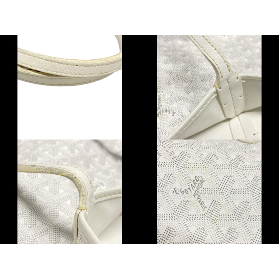 GOYARD - GOYARD(ゴヤール) トートバッグ アンジュ ミニ 白 GOYARD - GOYARD(ゴヤール) トートバッグ アンジュ ミニ 白