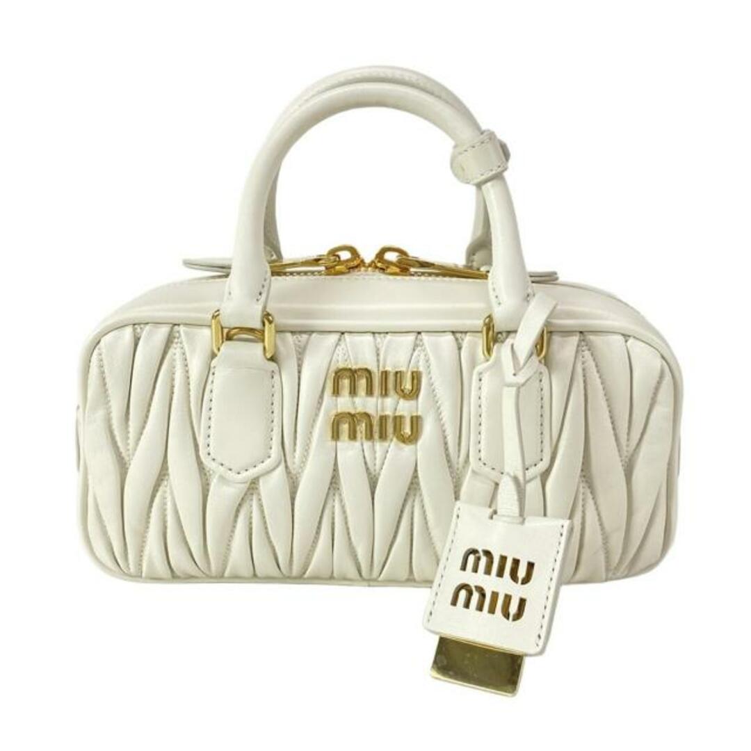 MIU MIU - miumiu(ミュウミュウ) ハンドバッグ美品 アルカディ MIU MIU - miumiu(ミュウミュウ) ハンドバッグ美品 アルカディ