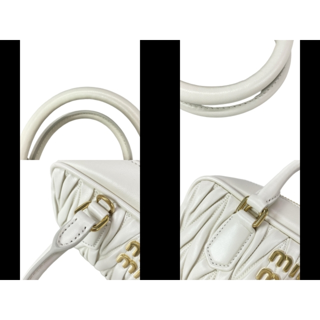 MIU MIU - miumiu(ミュウミュウ) ハンドバッグ美品 アルカディ MIU MIU - miumiu(ミュウミュウ) ハンドバッグ美品 アルカディ