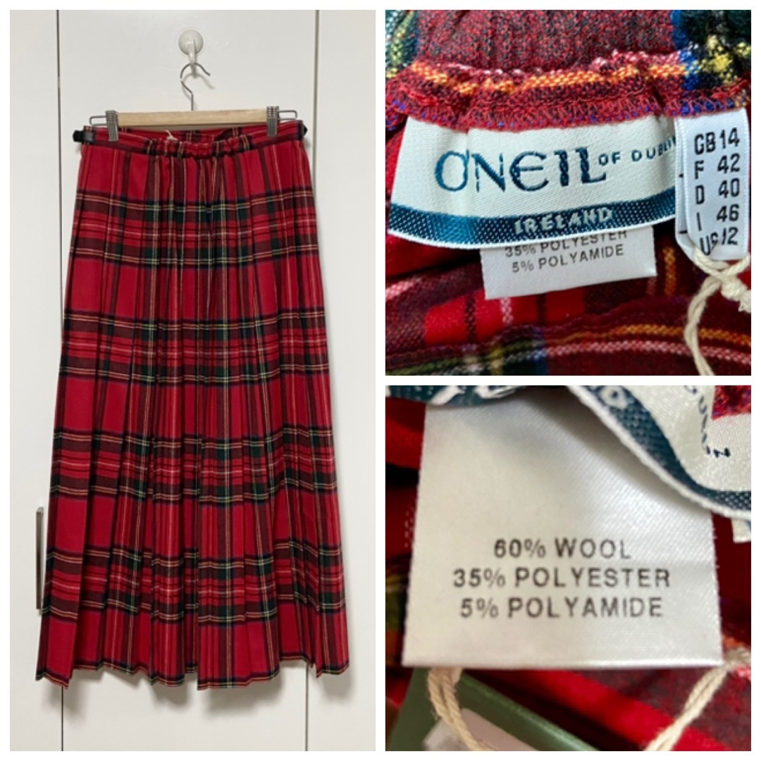 O'NEIL OF DUBLIN - 新品 オニールオブダブリン ウール混 キルト O'NEIL OF DUBLIN - 新品 オニールオブダブリン ウール混 キルト