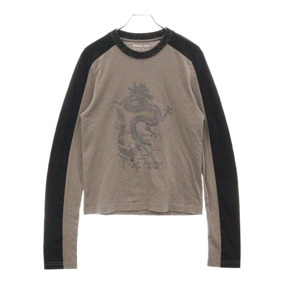 MARTINE ROSE マーティンローズ L/S SHRUNKEN T-SHIRT ネック MARTINE ROSE マーティンローズ L/S SHRUNKEN T-SHIRT ネック