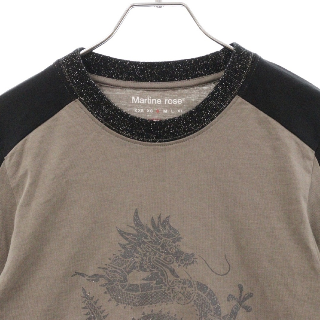 MARTINE ROSE マーティンローズ L/S SHRUNKEN T-SHIRT ネック MARTINE ROSE マーティンローズ L/S SHRUNKEN T-SHIRT ネック