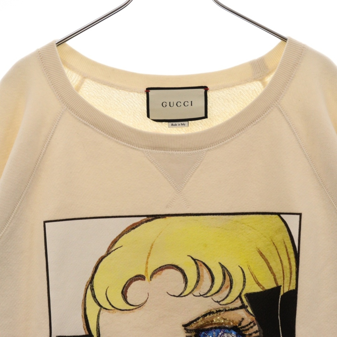 GUCCI - GUCCI グッチ Sweatshirt 井出ちかえ スパンコール装飾 GUCCI - GUCCI グッチ Sweatshirt 井出ちかえ スパンコール装飾