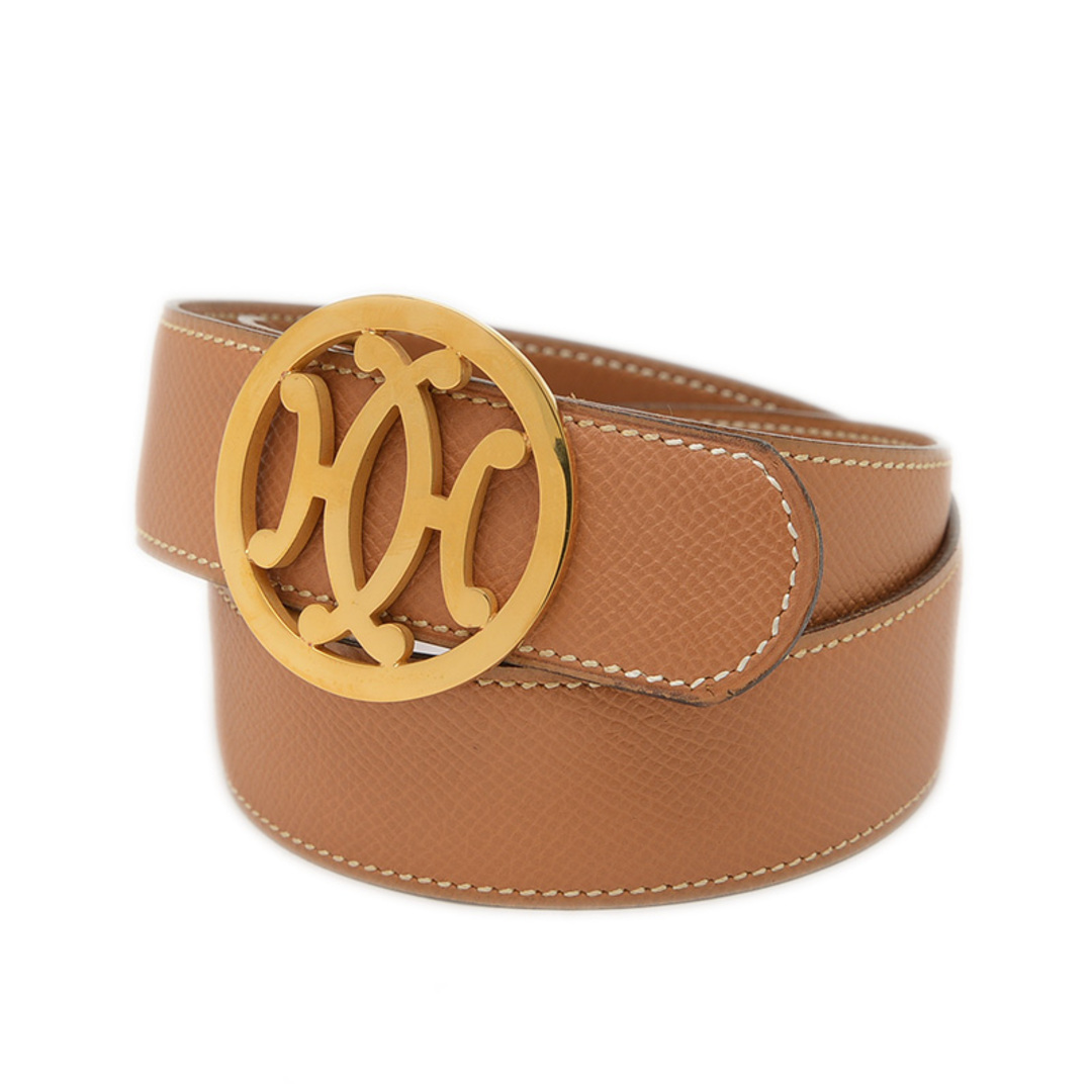 HERMES - エルメス ダブルH ベルト エプソン ナチュラル HERMES - エルメス ダブルH ベルト エプソン ナチュラル