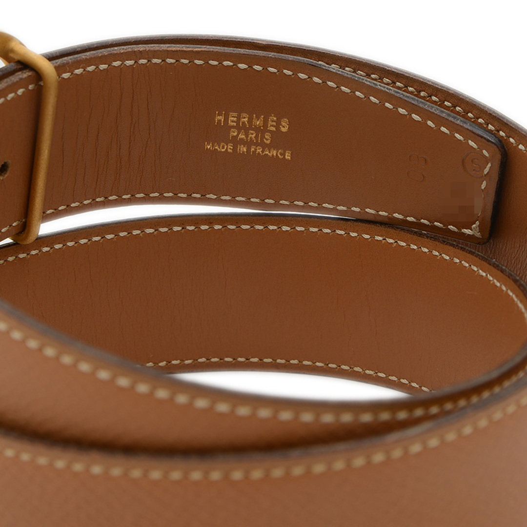 HERMES - エルメス ダブルH ベルト エプソン ナチュラル HERMES - エルメス ダブルH ベルト エプソン ナチュラル