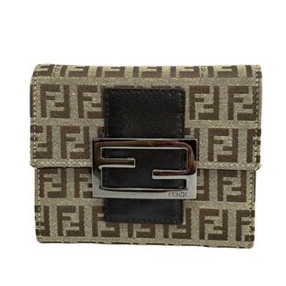 FENDI - FENDI(フェンディ) 3つ折り財布 ズッキーノ柄 8M0023 FENDI - FENDI(フェンディ) 3つ折り財布 ズッキーノ柄 8M0023