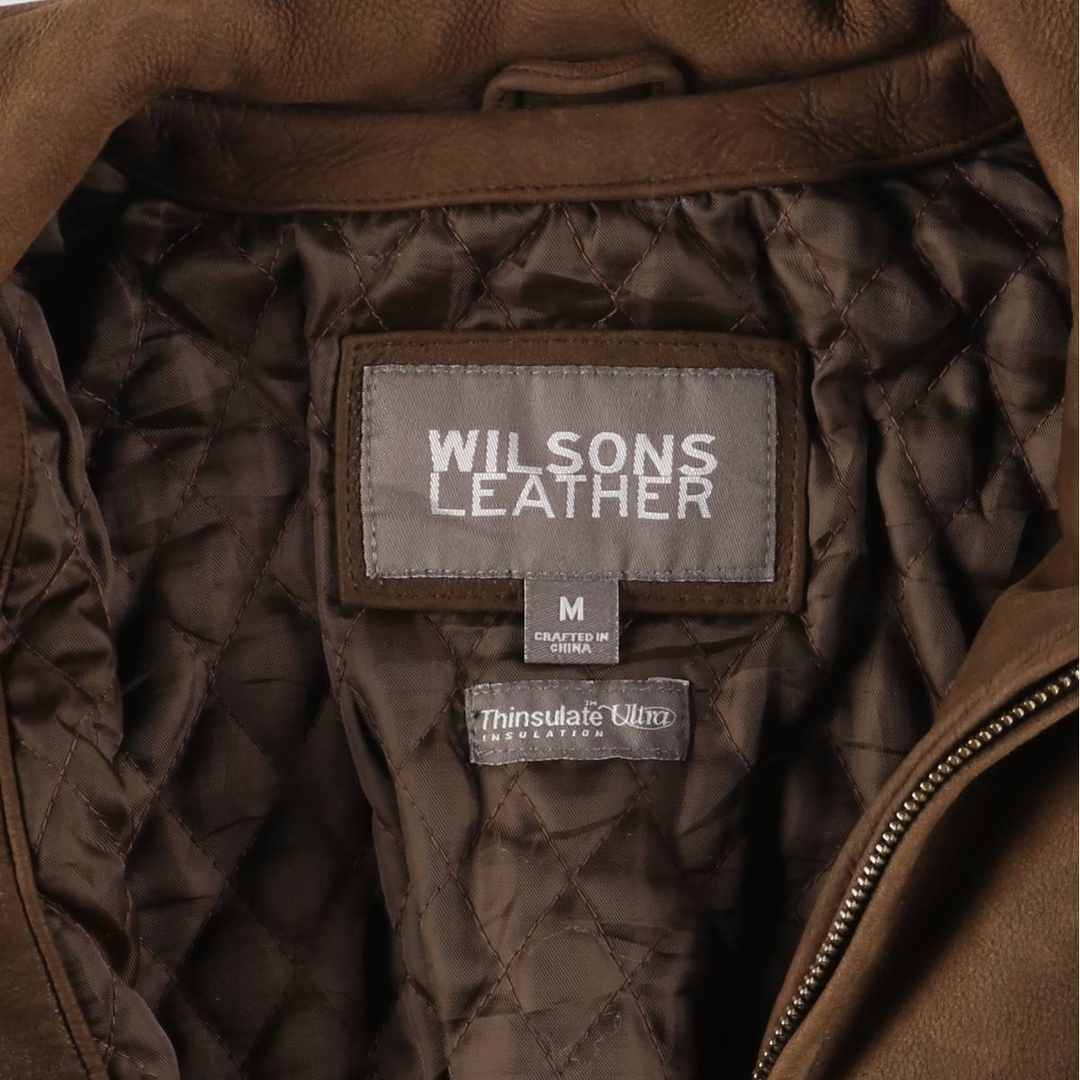 古着 ウィルソンズレザー WILSONS LEATHER 中綿入り レザー 古着 ウィルソンズレザー WILSONS LEATHER 中綿入り レザー