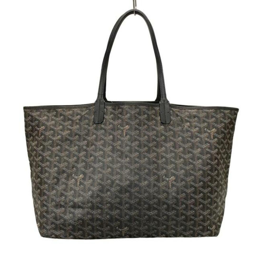 GOYARD - GOYARD(ゴヤール) トートバッグ サンルイPM 黒 レザー GOYARD - GOYARD(ゴヤール) トートバッグ サンルイPM 黒 レザー