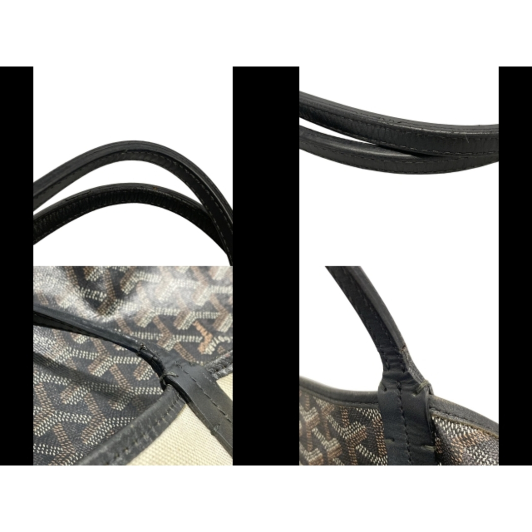 GOYARD - GOYARD(ゴヤール) トートバッグ サンルイPM 黒 レザー GOYARD - GOYARD(ゴヤール) トートバッグ サンルイPM 黒 レザー