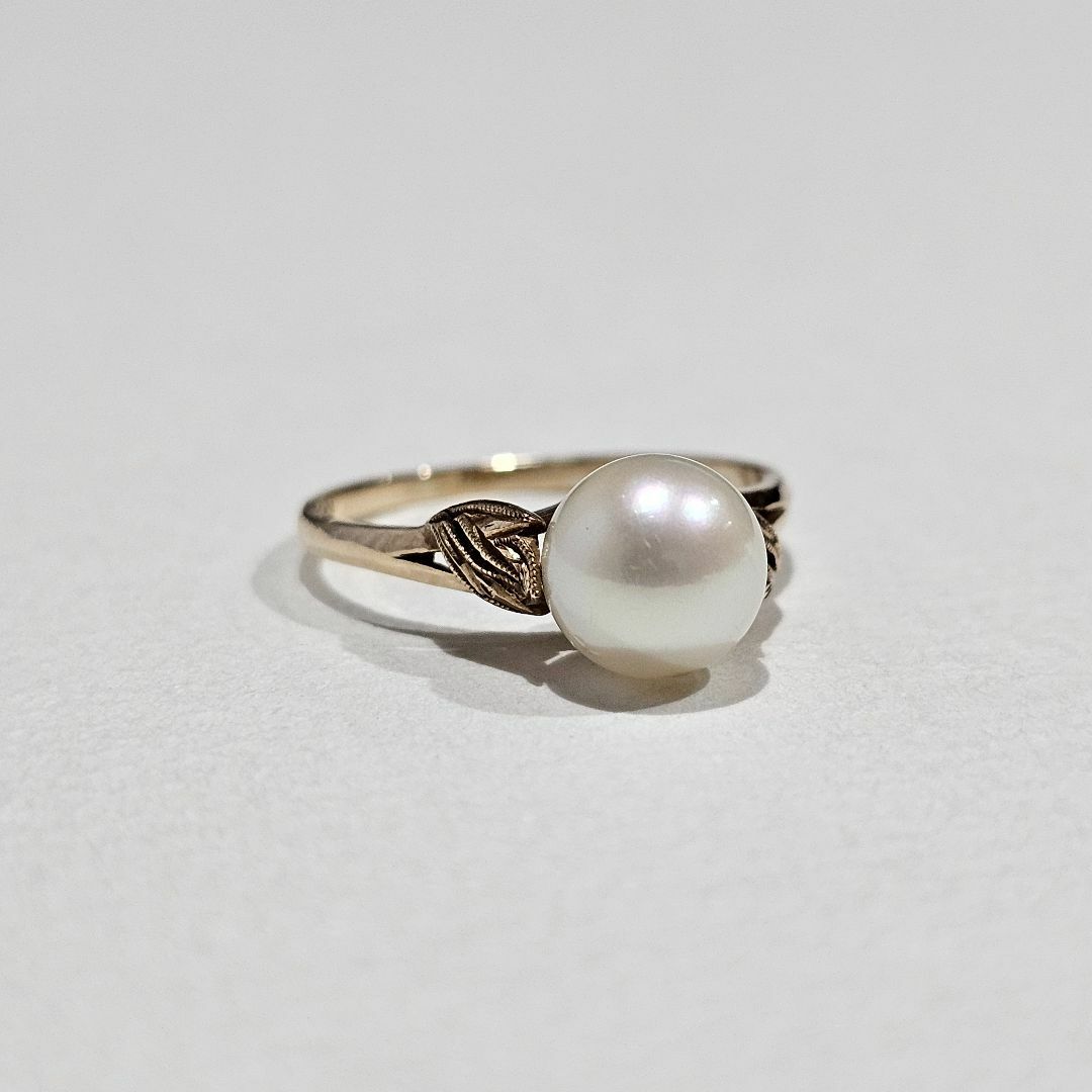 MIKIMOTO - 1626 ミキモトパールリングK14YGイエローゴールド14 MIKIMOTO - 1626 ミキモトパールリングK14YGイエローゴールド14