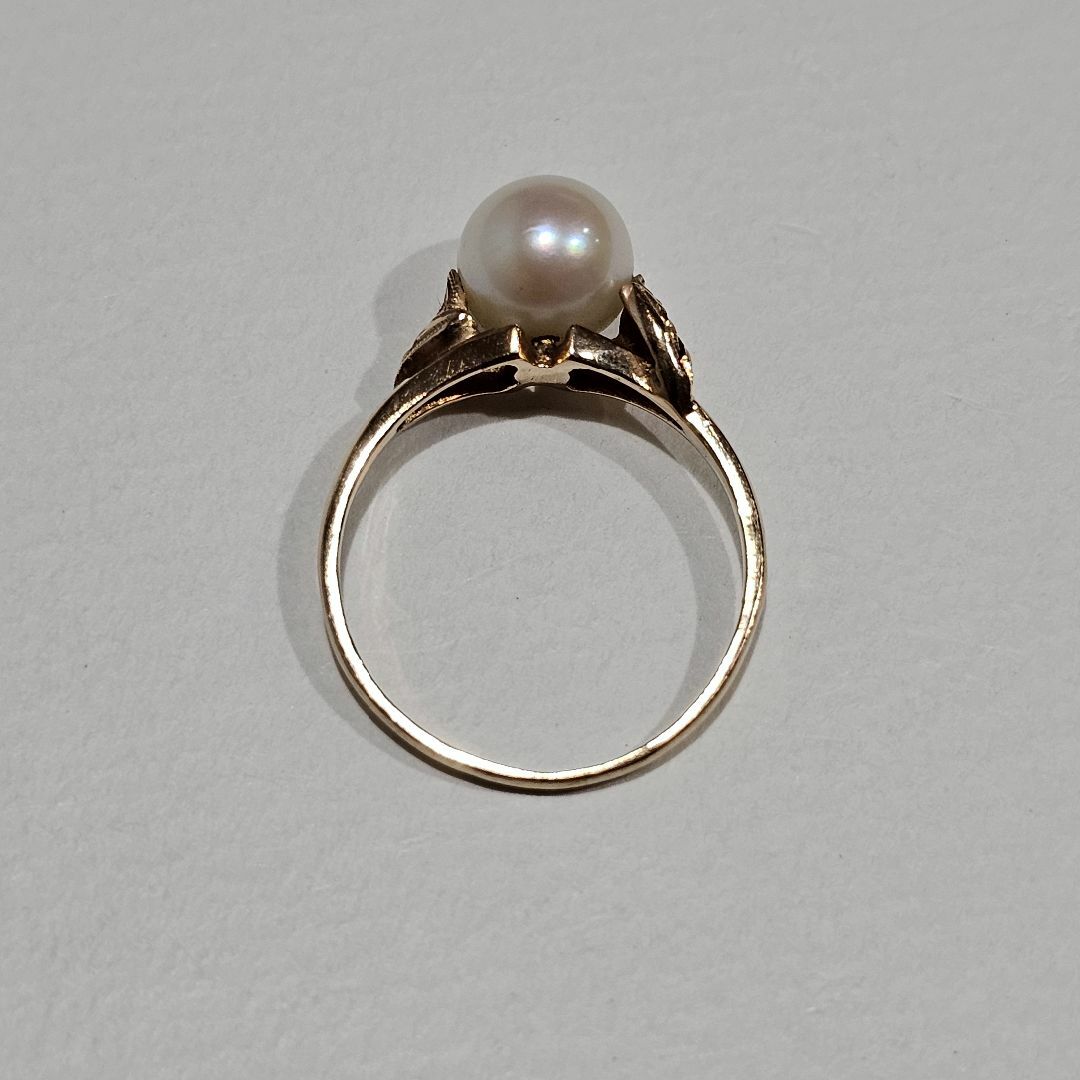 MIKIMOTO - 1626 ミキモトパールリングK14YGイエローゴールド14 MIKIMOTO - 1626 ミキモトパールリングK14YGイエローゴールド14
