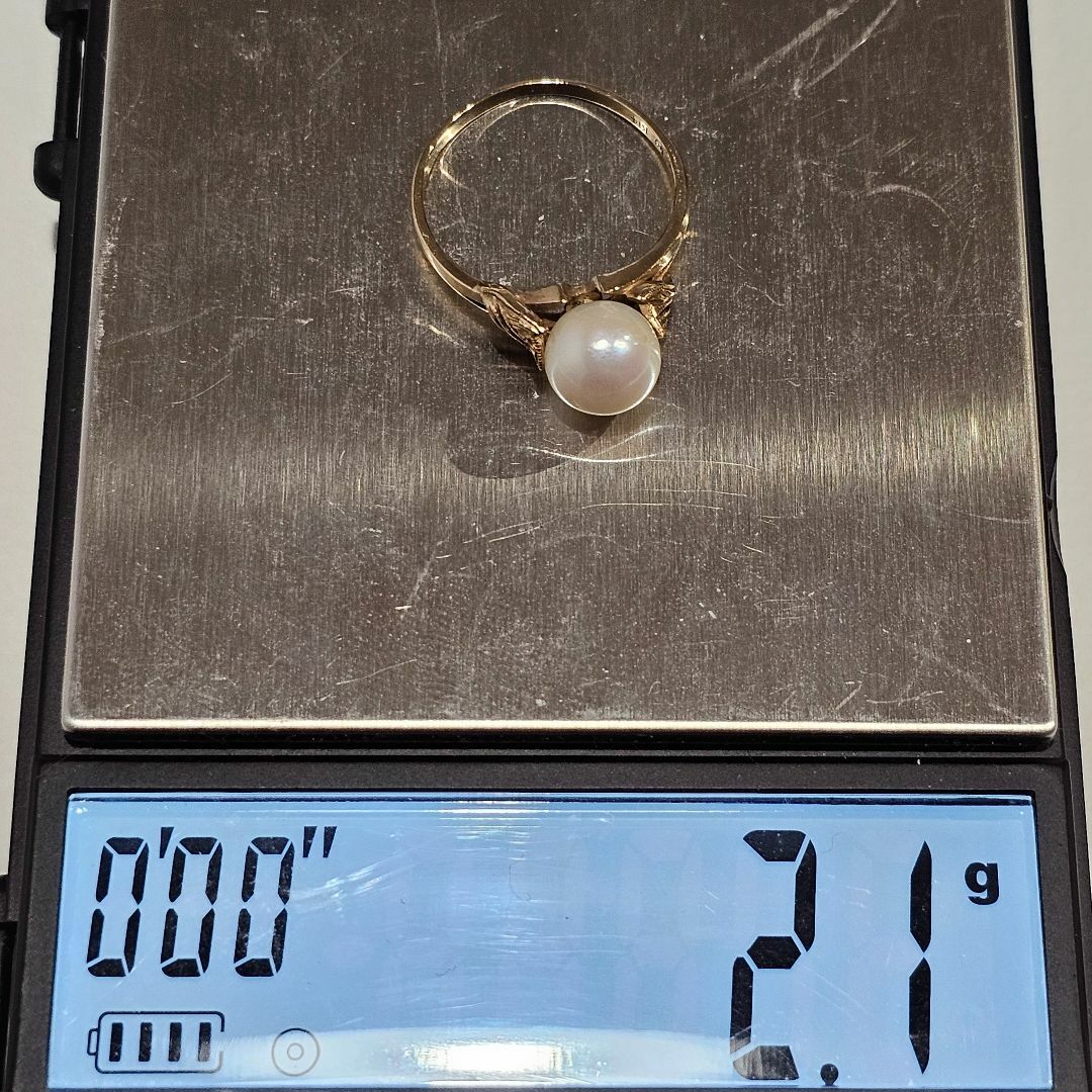 MIKIMOTO - 1626 ミキモトパールリングK14YGイエローゴールド14 MIKIMOTO - 1626 ミキモトパールリングK14YGイエローゴールド14
