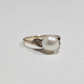 MIKIMOTO - 1626 ミキモトパールリングK14YGイエローゴールド14 MIKIMOTO - 1626 ミキモトパールリングK14YGイエローゴールド14