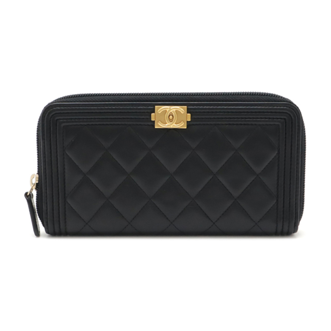 CHANEL - CHANEL シャネル ボーイシャネル ココマーク ラウンド CHANEL - CHANEL シャネル ボーイシャネル ココマーク ラウンド