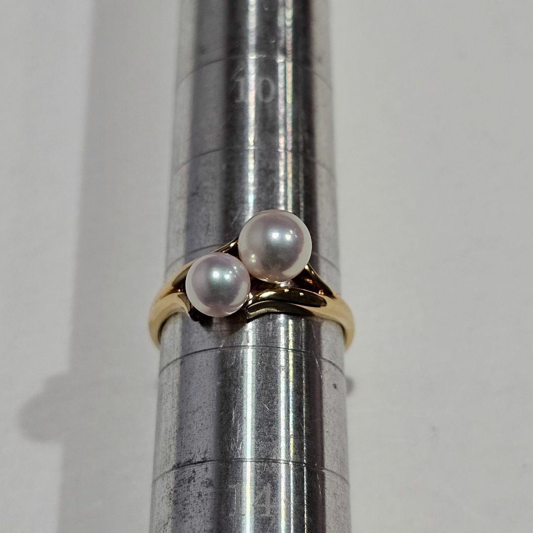 MIKIMOTO - 1628 ミキモトパールリングK18YGイエローゴールド MIKIMOTO - 1628 ミキモトパールリングK18YGイエローゴールド