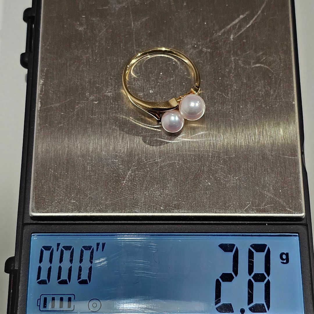 MIKIMOTO - 1628 ミキモトパールリングK18YGイエローゴールド MIKIMOTO - 1628 ミキモトパールリングK18YGイエローゴールド