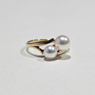 MIKIMOTO - 1628 ミキモトパールリングK18YGイエローゴールド MIKIMOTO - 1628 ミキモトパールリングK18YGイエローゴールド