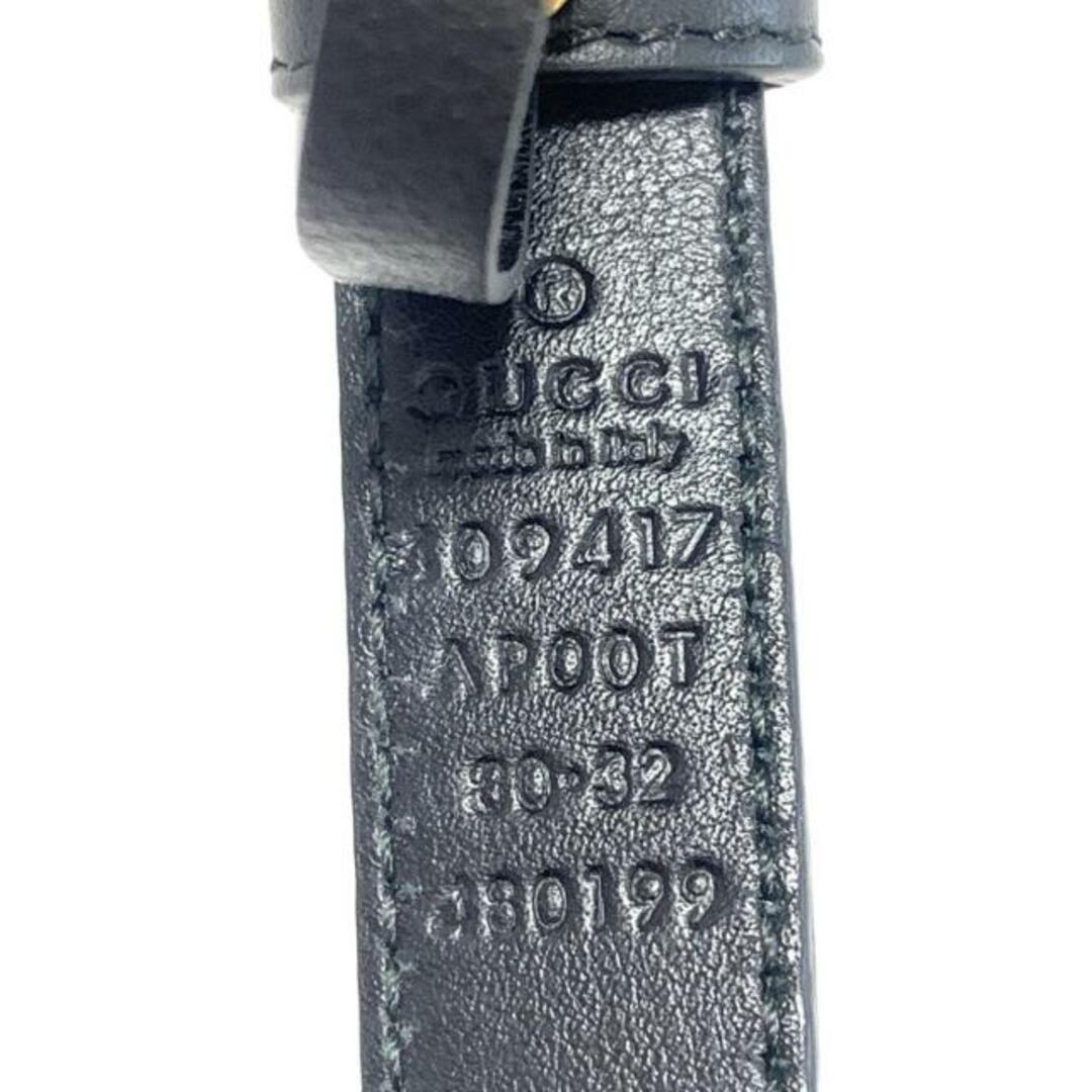 GUCCI - GUCCI(グッチ) ベルト ダブルG スリムベルト 409417 黒 GUCCI - GUCCI(グッチ) ベルト ダブルG スリムベルト 409417 黒