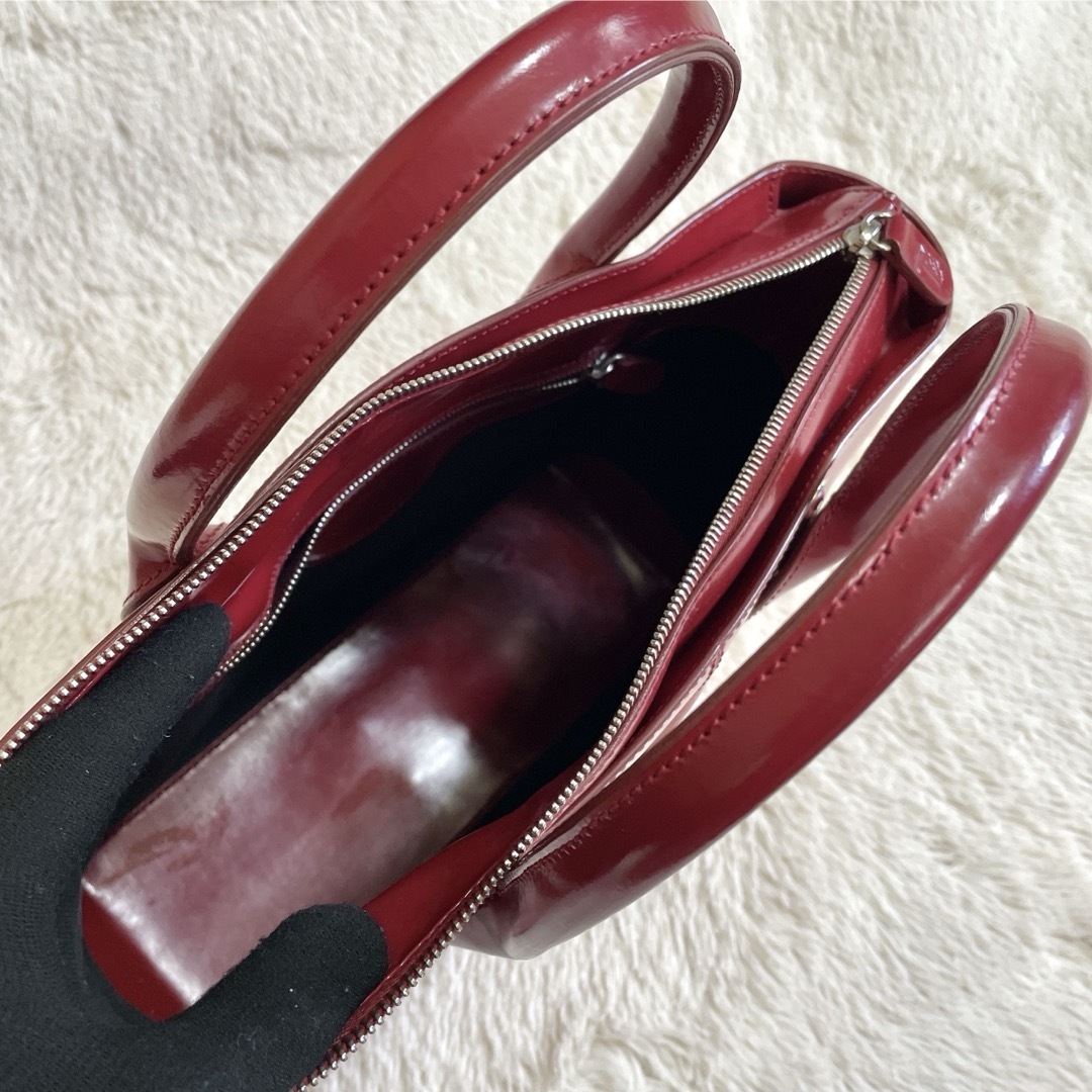 TOD'S - TOD'S トッズ 赤 2way ロゴ 自立 トートバッグ TOD'S - TOD'S トッズ 赤 2way ロゴ 自立 トートバッグ