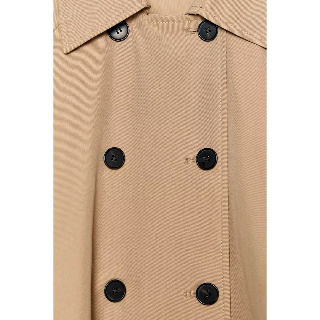 ZARA - 【完売品】ZARA ショートケープトレンチコート ケープ ZARA - 【完売品】ZARA ショートケープトレンチコート ケープ