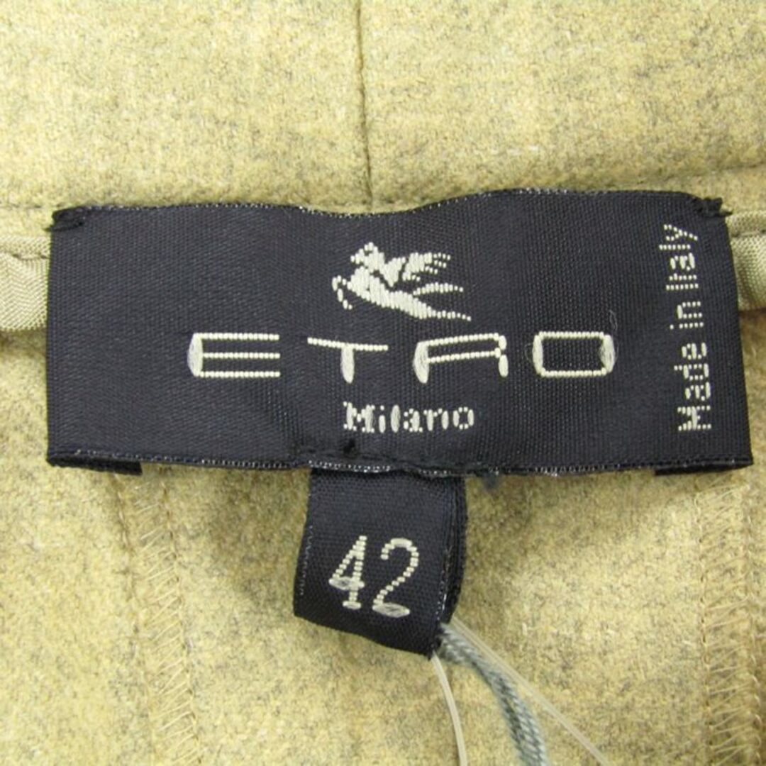 ETRO - エトロ ワイドパンツ ボトムス ウール リネン混 ETRO - エトロ ワイドパンツ ボトムス ウール リネン混