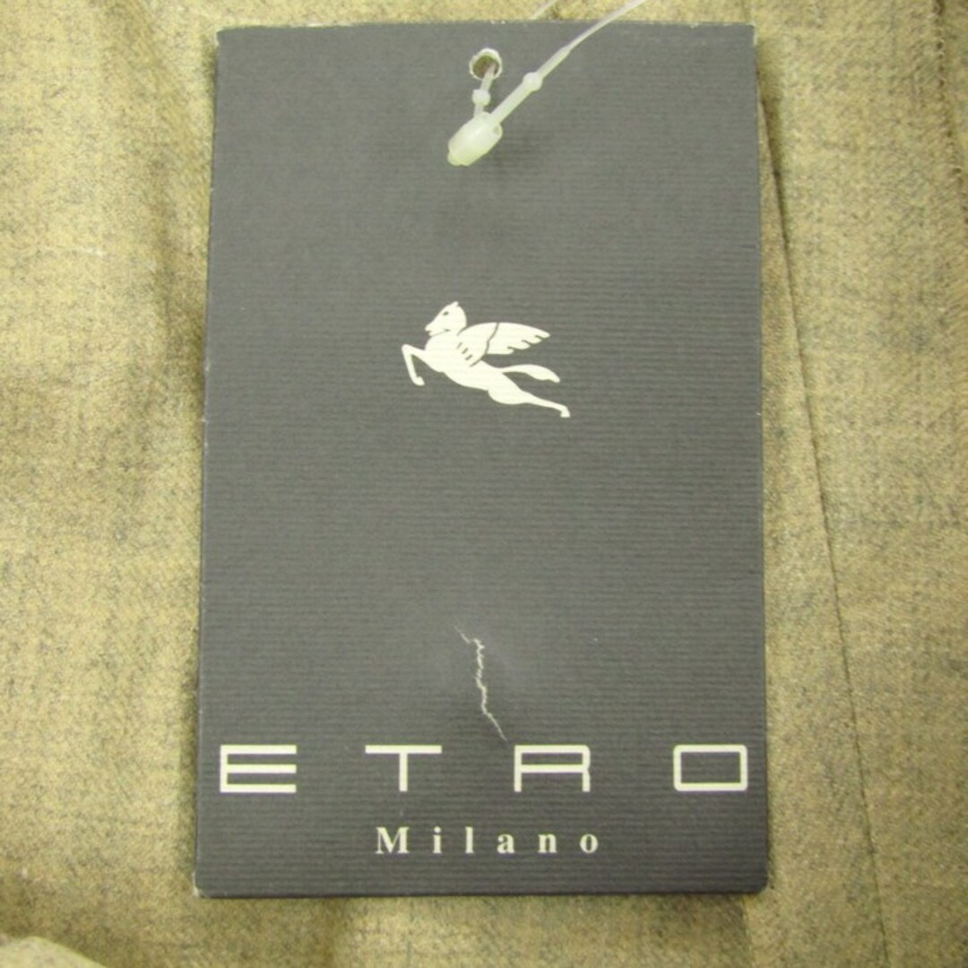 ETRO - エトロ ワイドパンツ ボトムス ウール リネン混 ETRO - エトロ ワイドパンツ ボトムス ウール リネン混