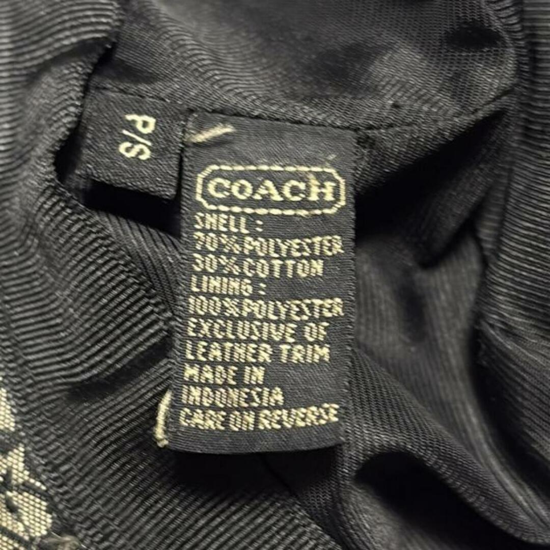 COACH - COACH(コーチ) ハット P/S - ライトグレー×黒 ミニ COACH - COACH(コーチ) ハット P/S - ライトグレー×黒 ミニ