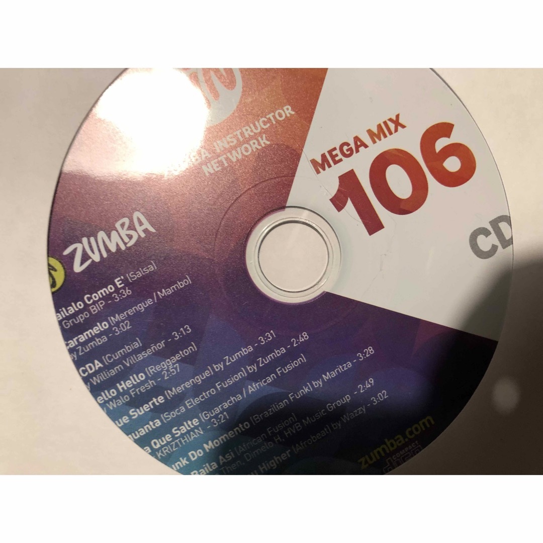 Zumba - ズンバCDメガミックス106の通販 by スイカ|ズンバなら Zumba - ズンバCDメガミックス106の通販 by スイカ|ズンバなら