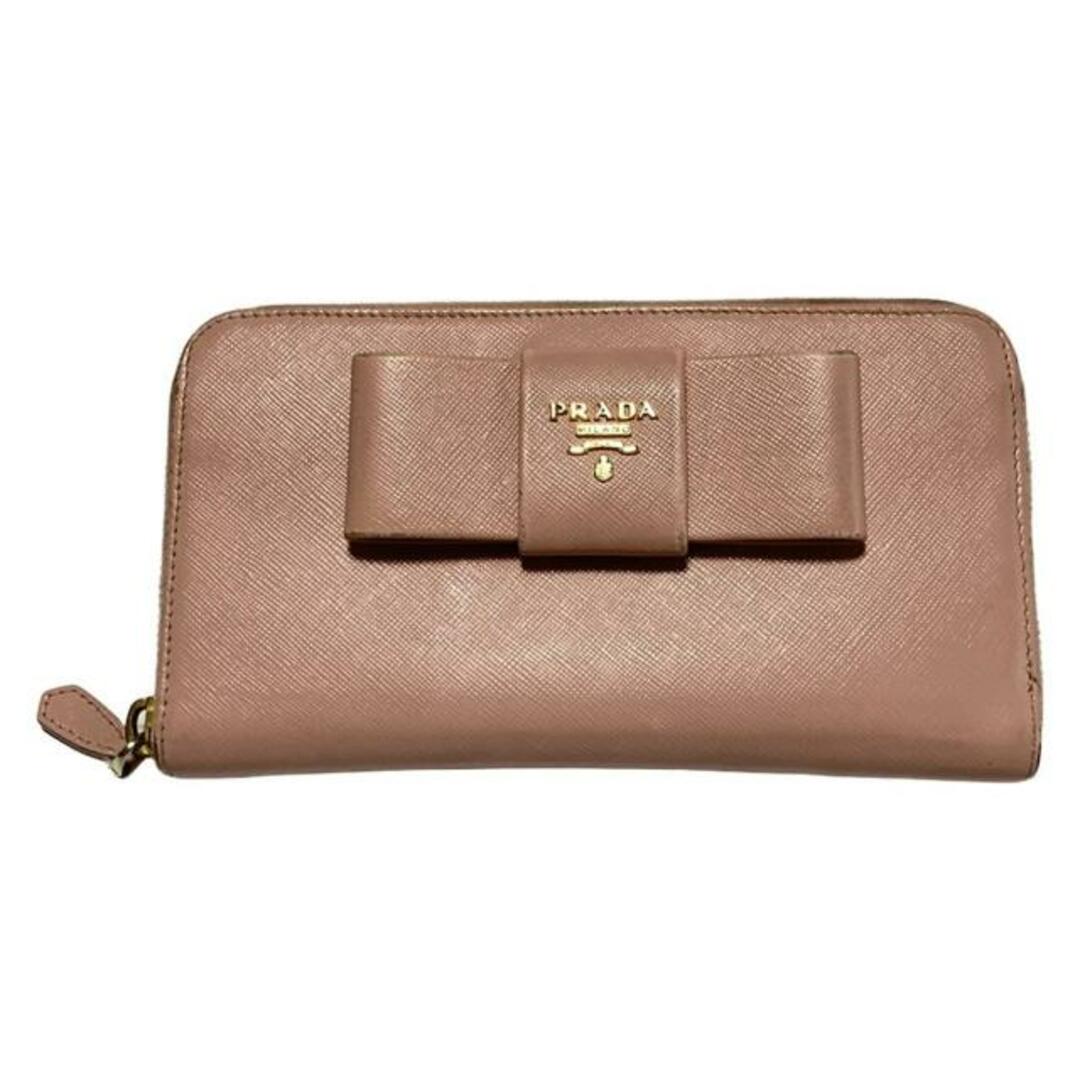 PRADA - PRADA(プラダ) 長財布 - 1M0506 ライトピンク リボン PRADA - PRADA(プラダ) 長財布 - 1M0506 ライトピンク リボン
