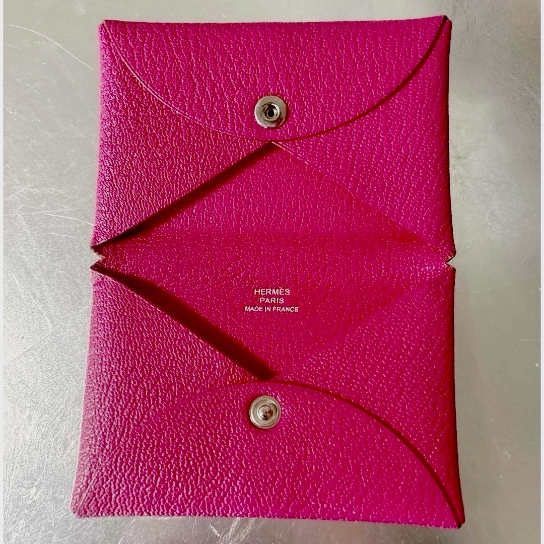 HERMES - 美品☆HERMESエルメスカルヴィ☆カードケース☆名刺 HERMES - 美品☆HERMESエルメスカルヴィ☆カードケース☆名刺