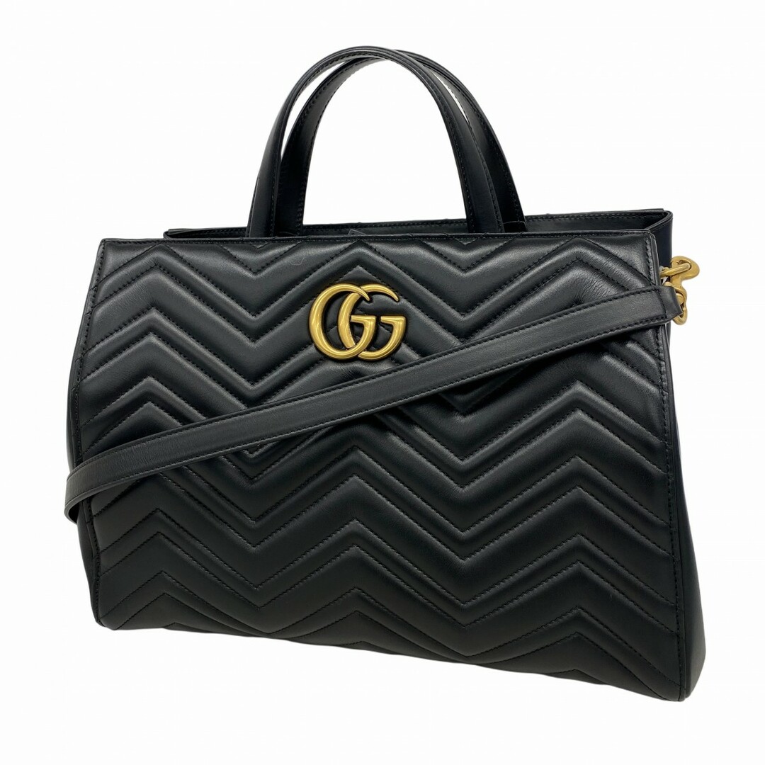GUCCI - 【5db3232】グッチ ハンドバッグ GGマーモント 443505 GUCCI - 【5db3232】グッチ ハンドバッグ GGマーモント 443505