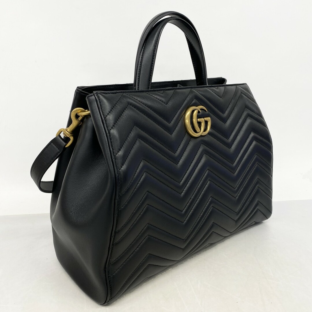 GUCCI - 【5db3232】グッチ ハンドバッグ GGマーモント 443505 GUCCI - 【5db3232】グッチ ハンドバッグ GGマーモント 443505