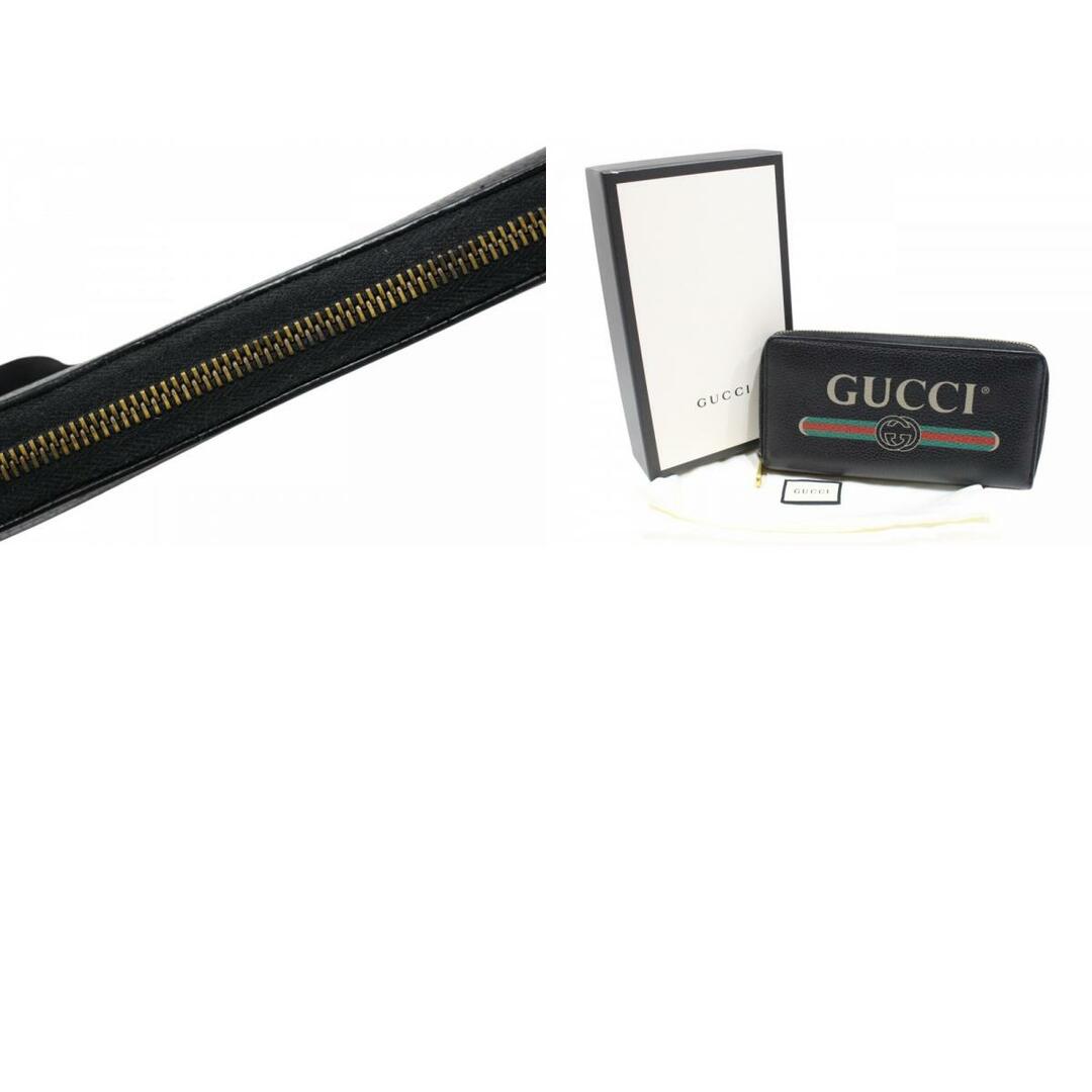GUCCI - 【箱・布袋あり】GUCCI グッチ ロゴプリントラウンド GUCCI - 【箱・布袋あり】GUCCI グッチ ロゴプリントラウンド