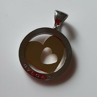 BVLGARI - ブルガリ K18/SS ペンダントヘッド トンド ハート BVLGARI - ブルガリ K18/SS ペンダントヘッド トンド ハート