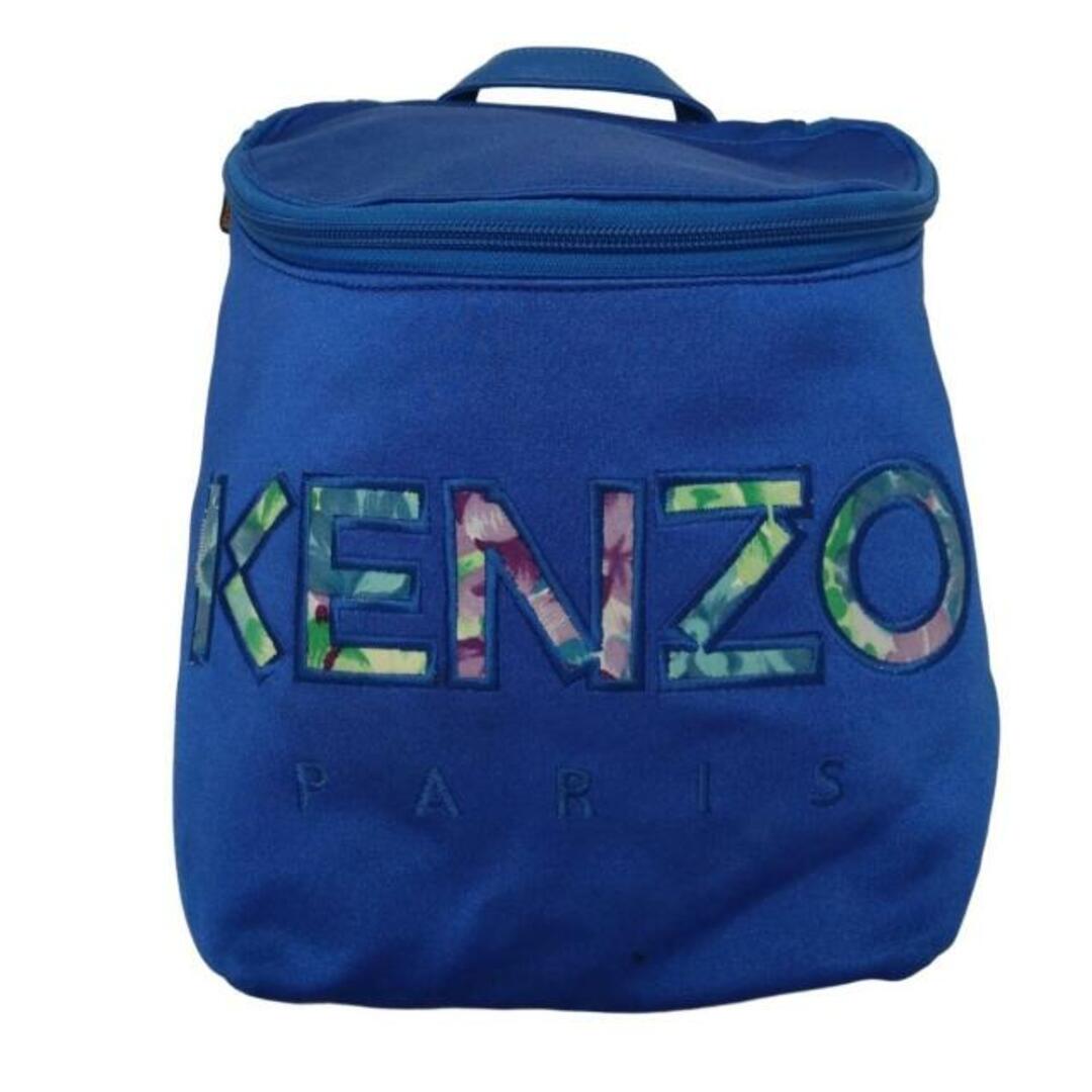 KENZO - KENZO(ケンゾー) リュックサック - ブルー×マルチ 刺繍 KENZO - KENZO(ケンゾー) リュックサック - ブルー×マルチ 刺繍
