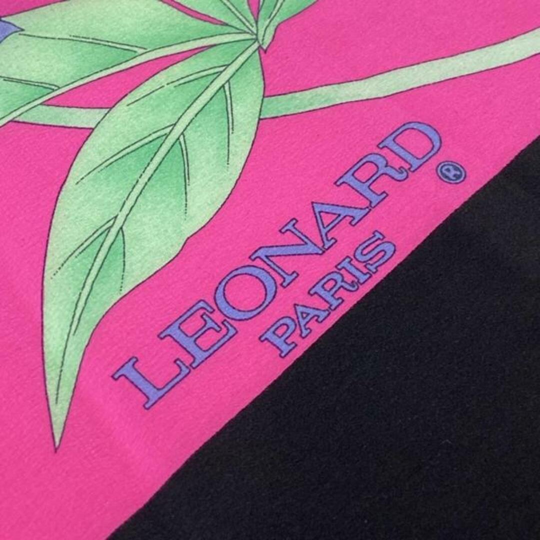 LEONARD - LEONARD(レオナール) スカーフ美品 - ピンク×白 LEONARD - LEONARD(レオナール) スカーフ美品 - ピンク×白