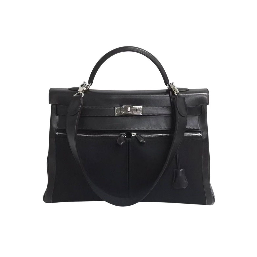 HERMES - HERMES エルメス ケリー ラキ 40 ハンドバッグ 2WAY HERMES - HERMES エルメス ケリー ラキ 40 ハンドバッグ 2WAY