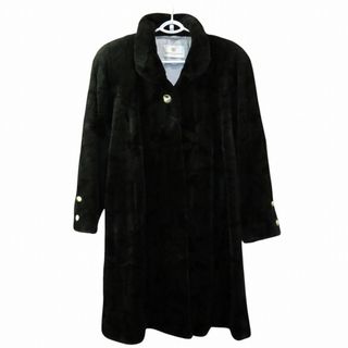 BALENCIAGA - バレンシアガ 総柄 毛皮 ファー ロング コート BALENCIAGA - バレンシアガ 総柄 毛皮 ファー ロング コート